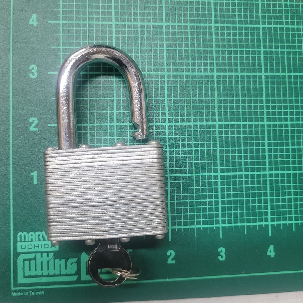 Silver Padlock for Secure Home Storage